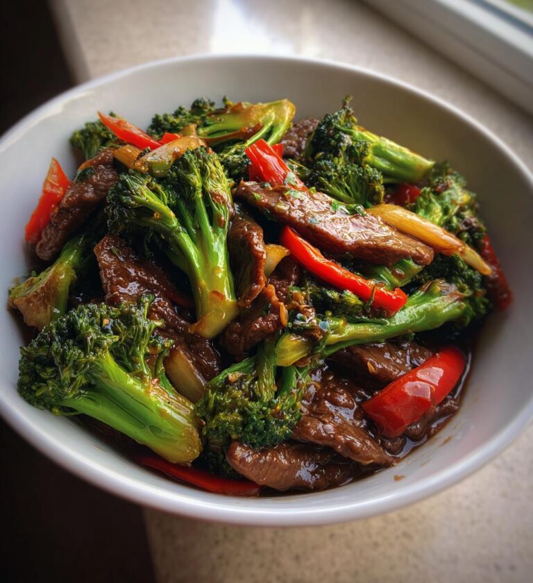 biff och broccoli wok recept