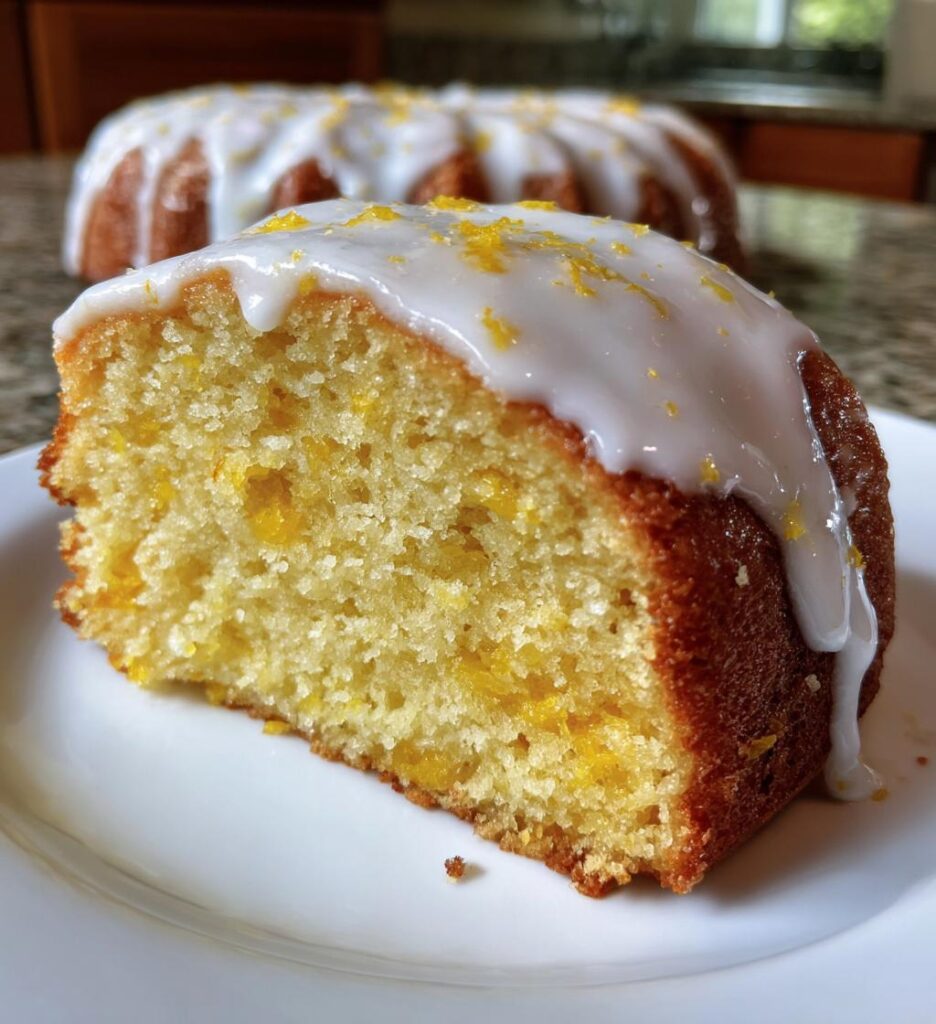 citronkaka med glasyr enkelt recept