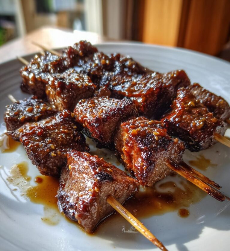 grillade notkottsspett med barbecue sas