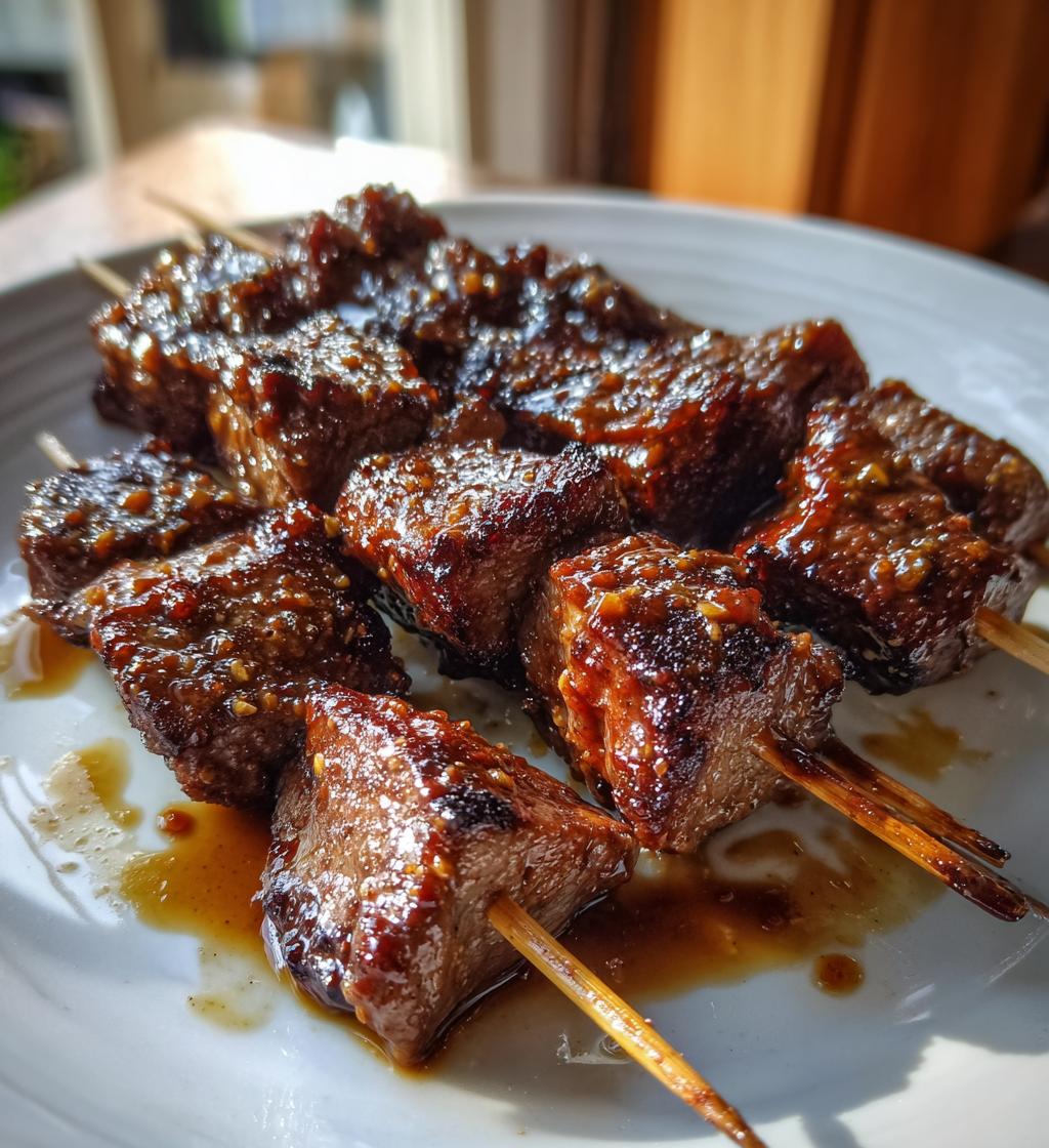 grillade notkottsspett med barbecue sas