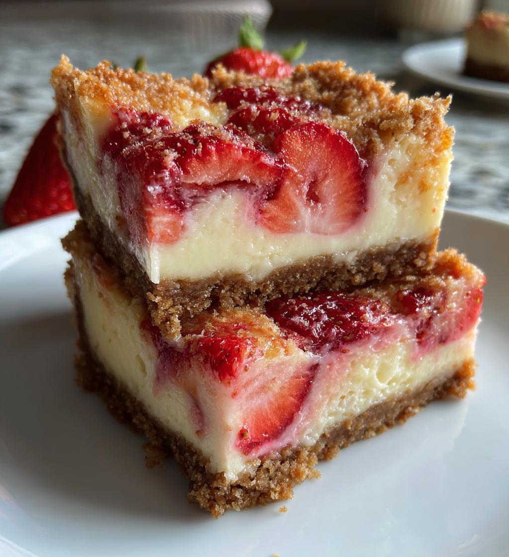 jordgubbsswirlad cheesecakebarer recept - detail 1