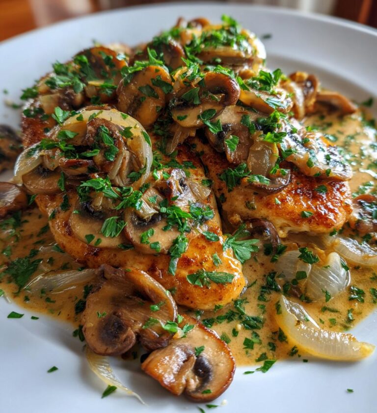 kyckling med svamp och lok enkel recept