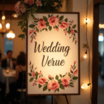 Custom Signage Ideas to Personalize Your Wedding Venue